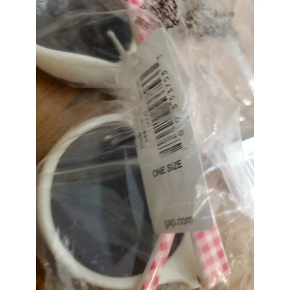 BabyGap Kids Pink Gingham Sunglasses Baby Toddler NEW